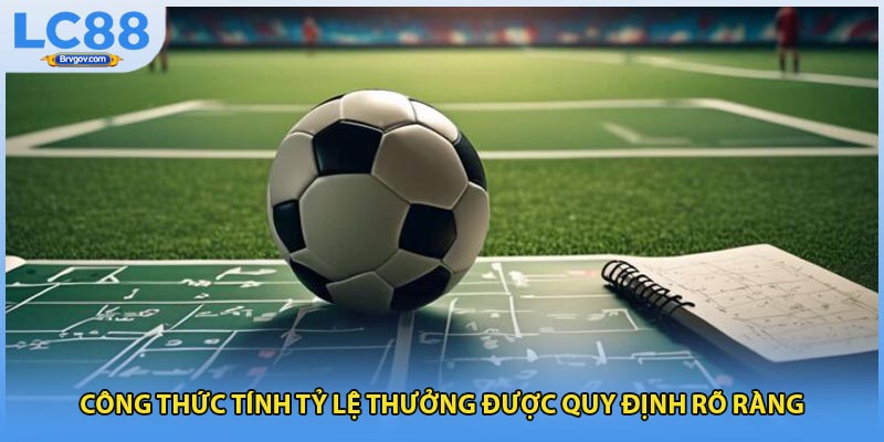 Công thức tính tỷ lệ thưởng được quy định rõ ràng